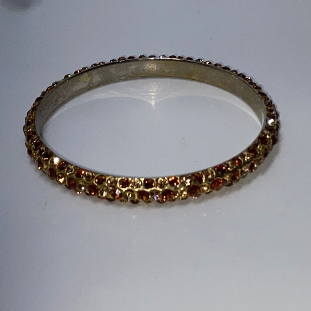 Rhinestone Bangle Bracelet   